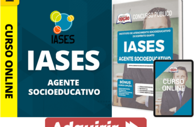 Apostila e Curso de Preparação Concurso Público IASES / ES 2022, Agente Socioeducativo