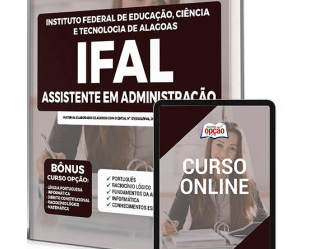 Apostila Opção Concurso Público IFAL 2022, Assistente em Administração