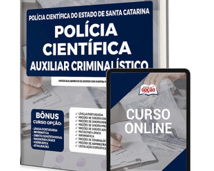 Estude com a Apostila do Concurso da PCI / SC 2022, no emprego de: Auxiliar Criminalístico