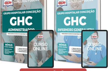 Concurso GHC / RS 2022, Apostilas Preparatórias para Administrador e Enfermeiro Generalista