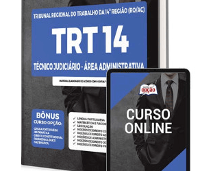Opção Apostilas Concurso do TRT-14 / RO AC 2022, cargo: Técnico Judiciário área Administrativa