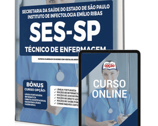 Apostila 2022 / 2023 do Concurso do Instituto Emílio Ribas / SP, na função de: Técnico de Enfermagem