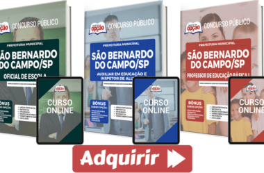 Apostilas Vários Cargos do Concurso da Prefeitura de São Bernardo do Campo SP 2022 / 2023