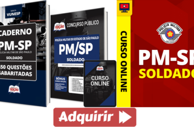 Apostila, Questões e Curso Concurso Público PM SP 2022 / 2023, Soldado PM de 2ª Classe
