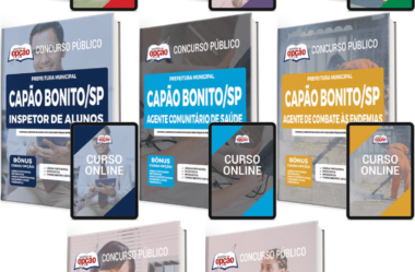 Apostilas Impressas e Digitais Várias Funções Concurso Prefeitura Capão Bonito SP 2022 / 2023