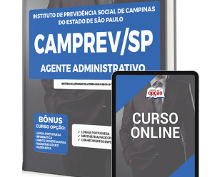 Apostila 2023 do Concurso Público do CAMPREV Campinas / SP, na função de: Agente Administrativo