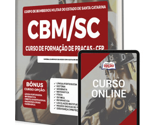 Apostila Opção Concurso CBM SC 2022 / 2023, Curso Formação Praças – Soldado