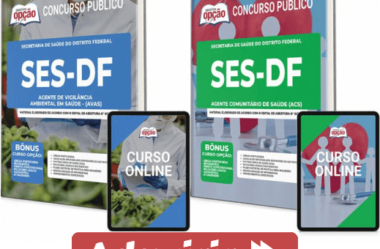 Apostilas PDF e Impressas Agentes de Saúde e Vigilância Ambiental do Concurso da SES / DF 2023