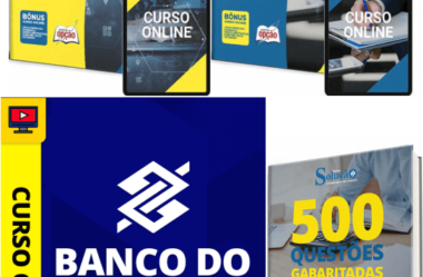Apostilas, Questões e Curso Concurso Banco do Brasil 2023, Escriturário