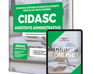 Material Estudo Concurso CIDASC / 2023, função: Assistente Administrativo
