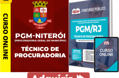 Estude com a Apostila e Curso Concurso PGM de Niterói / RJ 2023, Técnico de Procuradoria