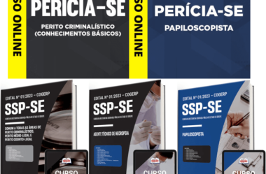 Apostilas e Cursos Papiloscopista, Peritos e Agente do Concurso da SSP / SE 2023