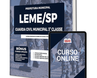 Apostila Concurso Prefeitura Leme / SP 2023, cargo: Guarda Civil Municipal
