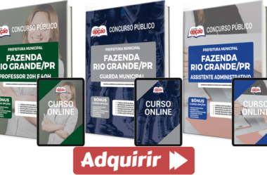 Materiais Estudo Concurso Prefeitura Fazenda Rio Grande / PR 2023, Vários Cargos