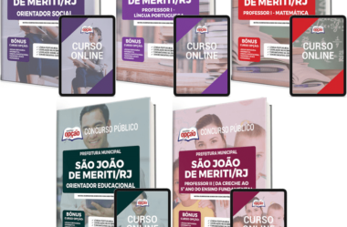 Apostilas PDF (download) e Impressas Concurso Prefeitura São João de Meriti / RJ 2023, Diversos Cargos