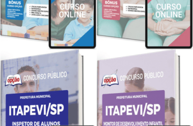 Apostilas Concurso Prefeitura de Itapevi / SP 2023, empregos: Vários Cargos