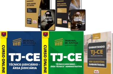 Apostilas e Cursos Online Concurso TJ / CE 2023, funções: Técnico Judiciário (Judiciária e Técnico-Administrativa)