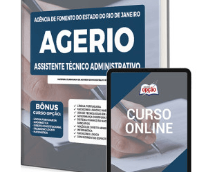 Estude Apostila Concurso AGERIO 2023, Assistente Técnico Administrativo