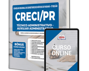Apostila Impressa e Digital Técnico Administrativo Concurso CRECI / PR 2023