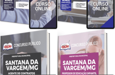 Apostilas Vários Cargos Concurso Prefeitura de Santana da Vargem / MG 2023