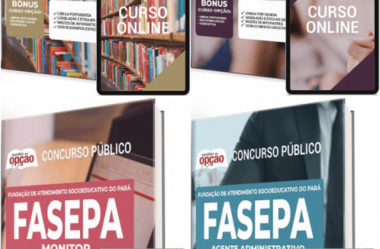 Apostilas 2023 Concurso FASEPA, funções: Agente Administrativo, Monitor e Outros