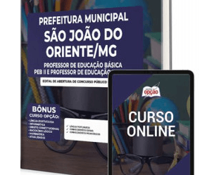 Apostila para Professor Concurso Prefeitura de São João do Oriente / MG 2023