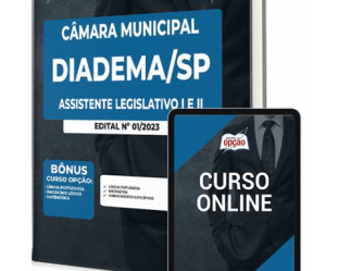 E-book e Apostila Concurso Câmara de Diadema / SP 2023, Assistente Legislativo I e II