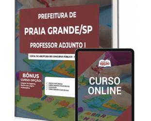 Estude Apostila Concurso Prefeitura Praia Grande / SP 2023, Professor Adjunto I