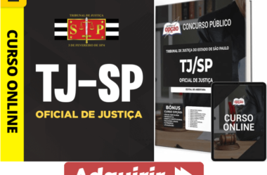 Apostila e Curso Oficial de Justiça Concurso TJ / SP 2023
