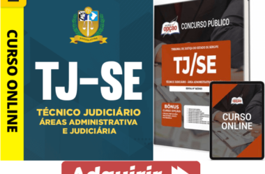 Apostila e Curso Concurso TJ / SE 2023, cargo: Técnico Judiciário