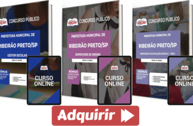 Apostilas Concurso Prefeitura Ribeirão Preto / SP 2023, Professor, Gestor e Supervisor
