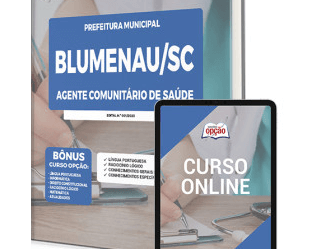 E-book e Apostila Concurso Blumenau / SC 2023, Agente Comunitário Saúde