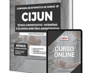 Apostila Concurso CIJUN / SP 2023, Técnico Administrativo Júnior