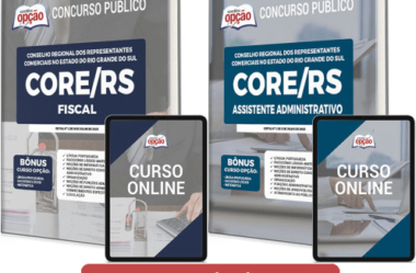 Apostilas Concurso CORE / RS 2023, Fiscal e Assistente Administrativo