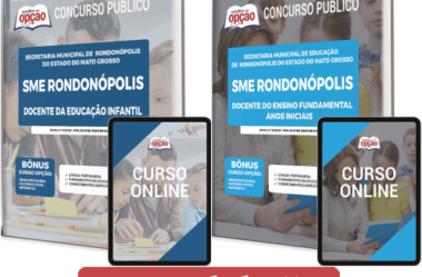 Apostilas Docente Concurso Educação Prefeitura Rondonópolis / MT 2023