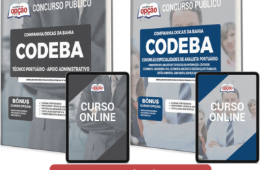 Apostilas Concurso CODEBA 2023, Técnico e Analista Portuário