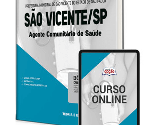 Processo Seletivo São Vicente / SP 2023, Apostila Agente Comunitário Saúde