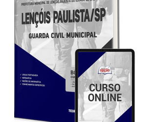 Apostila Concurso Lençóis Paulista / SP 2023, Guarda Civil Municipal