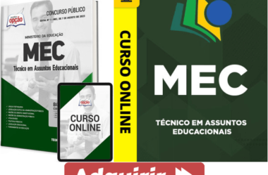 Concurso MEC 2023, Apostila e Curso Técnico em Assuntos Educacionais