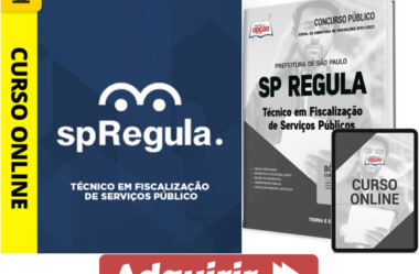 Apostila e Curso Técnico Fiscalização Serviços Públicos Concurso SP REGULA 2023