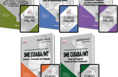 Apostilas Processo Seletivo SME de Cuiabá / MT 2023, Vários Cargos