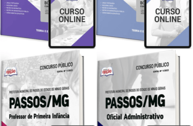 Materiais Estudo Concurso Prefeitura Passos / MG 2023, Diversos Cargos