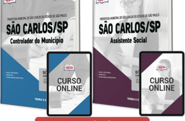 Apostilas Assistente Social e Controlador Concurso São Carlos / SP 2023