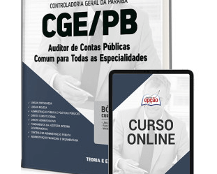 Apostila Concurso CGE / PB 2023, Auditor de Contas Públicas