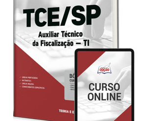 Apostila Concurso TCE / SP 2023, Auxiliar Técnico Fiscalização TI