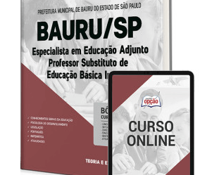 Apostila Concurso Prefeitura Bauru / SP 2023, Professor Educação Infantil