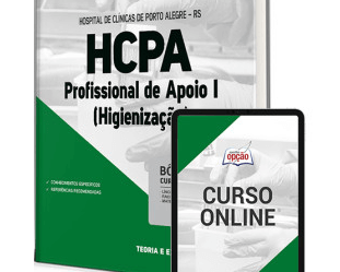 Apostila Profissional Apoio I Higienização Processo Seletivo HCPA / RS 2023