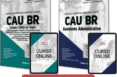 Apostilas Preparação Concurso CAU / BR 2023, Comum Vários Cargos