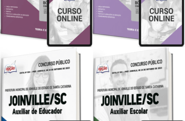 Apostilas Concurso Educação Prefeitura Joinville / SC 2023, Vários Cargos