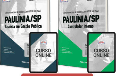 Apostilas Concurso Câmara Paulínia / SP 2023, Controlador Interno e Analista